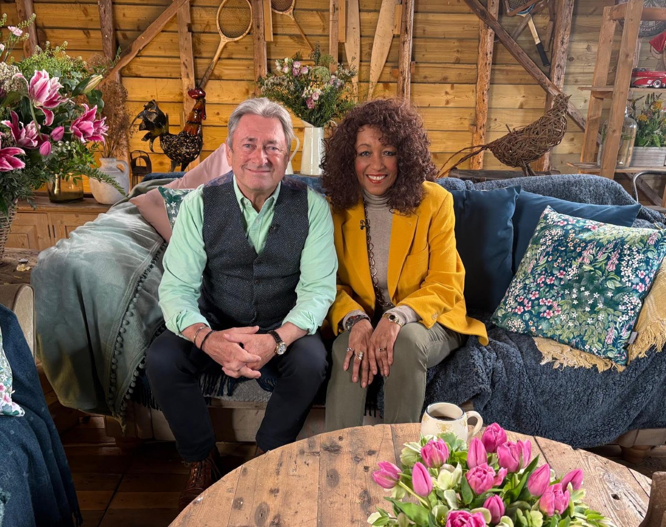 Sheila Ferguson and Alan Titchmarsh